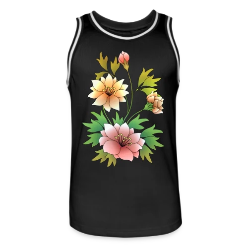 Éclat Floral - Maillot de basket Homme