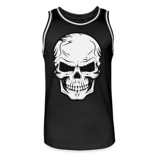 Crâne Sinistre et Malicieux - Maillot de basket Homme