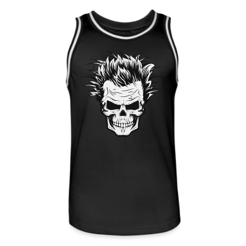 Crâne de Savant Fou - Maillot de basket Homme