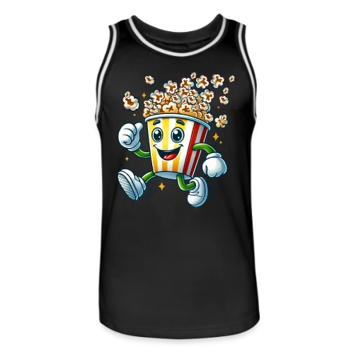 T-shirt Popcorn Comique : La Star de Vos Soirées Ciné - Maillot de basket Homme