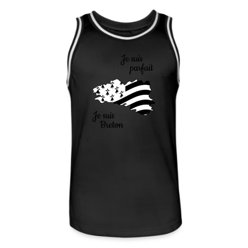 T-shirt "Je suis Breton, donc parfait !" - Maillot de basket Homme