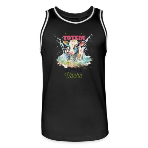 Ma Vache, Mon Animal Totem Humour - Maillot de basket Homme