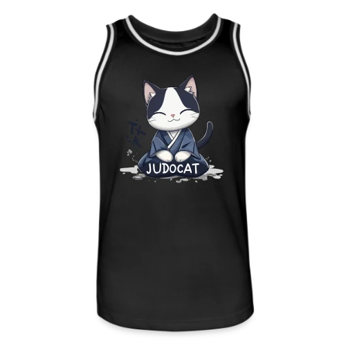 JUDOCAT: Le chat manga judoka - Maillot de basket Homme