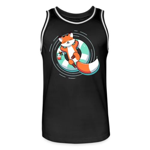 Renard Chill' en Bouée Tropicale - Maillot de basket Homme