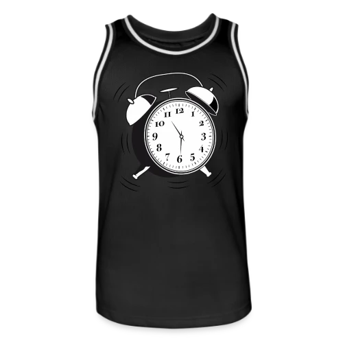 T-shirt Réveil Rétro 6h - L'Heure du Style Vintage - Maillot de basket Homme