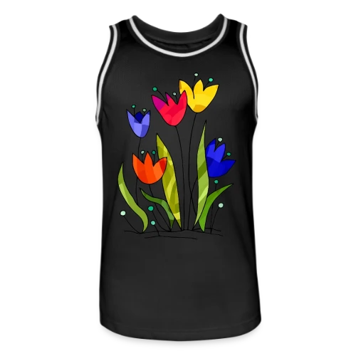 Bouquet de Fleurs - Maillot de basket Homme