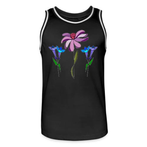 Éclat Floral - Maillot de basket Homme