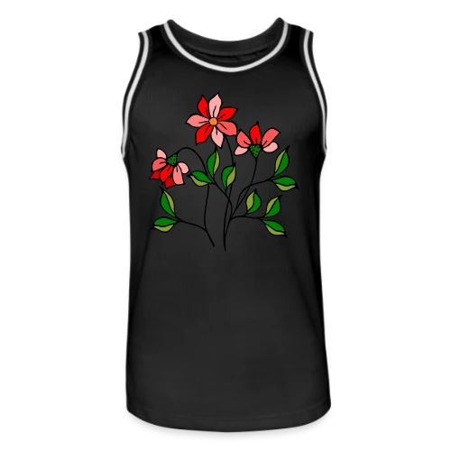 Fleurs Épanouies - Maillot de basket Homme