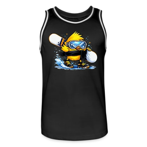 T-shirt Snowboardeur Déglingué - Maillot de basket Homme