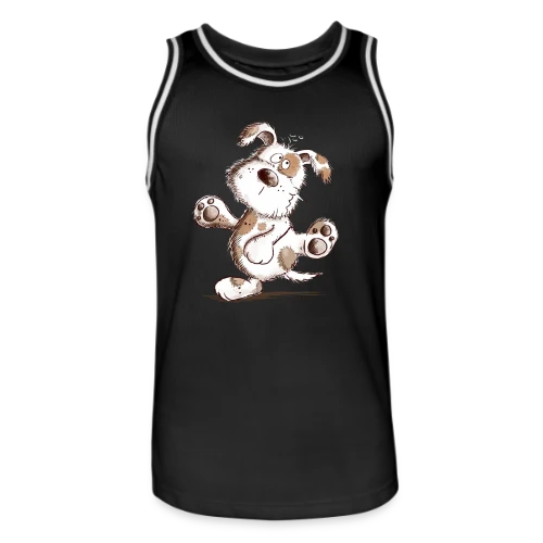 Chien Danseur Joyeux - Maillot de basket Homme