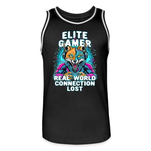 Élite Gamer : Connexion Fox Humour Geek - Maillot de basket Homme