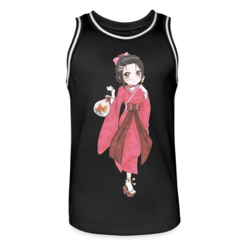 L'Univers des Mangas Japonais - Maillot de basket Homme