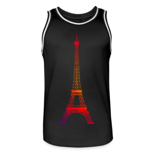 Tour Eiffel Dégradé - Maillot de basket Homme