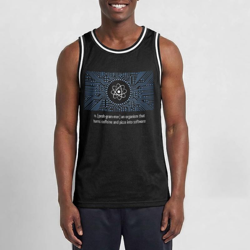 nerd programmateur urknall platine CPU pc code LOL Maillot de basket Homme