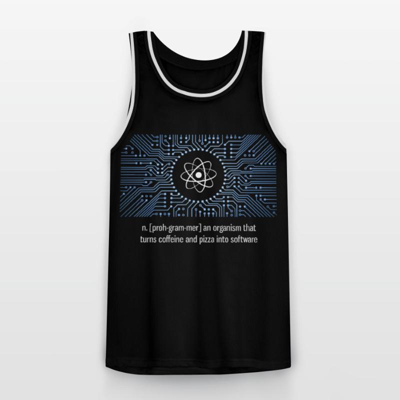 nerd programmateur urknall platine CPU pc code LOL Maillot de basket Homme