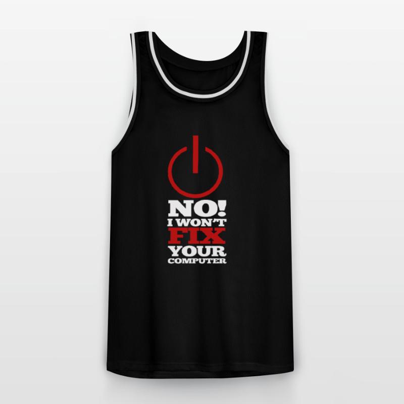 Computer Program Code Nerd Script Hacker Men's Basketball Jersey