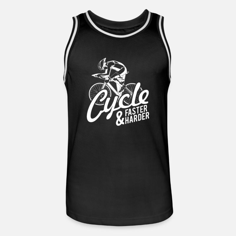 Cyclisme Cyclisme Cyclisme Cyclisme Cyclisme - Maillot de basket Homme - noir/blanc