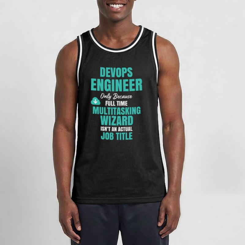 DevOps Engineer Multitasking-Assistent Männer Basketball-Trikot