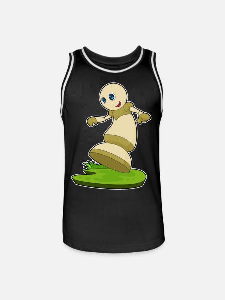 Pièces d’échecs pion échecs - Maillot de basket Homme - noir/blanc