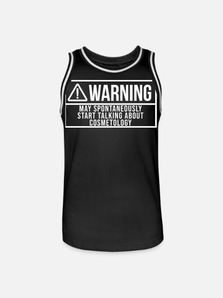 Cosmetology Cosmetology Cosmetology - Men's Basketball Jersey - black/white
