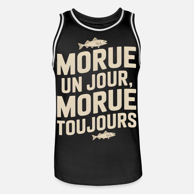 Once cod Cod - Men's Basketball Jersey - black/white