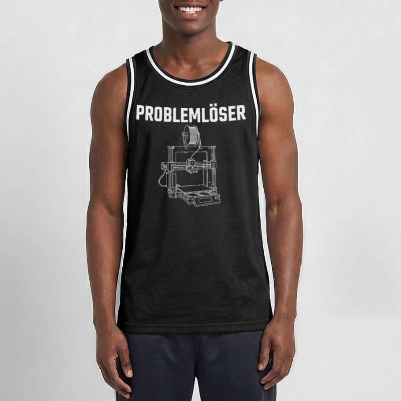 Problem Solver 3D Printer – Maker Statement Design Men's Basketball Jersey