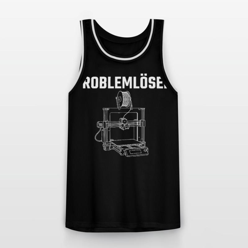Problem Solver 3D Printer – Maker Statement Design Men's Basketball Jersey