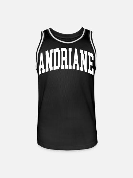 Andriane - Men's Basketball Jersey - black/white