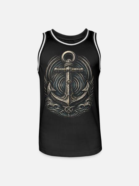 Shanty Choir Sea shanties - Men's Basketball Jersey - black/white