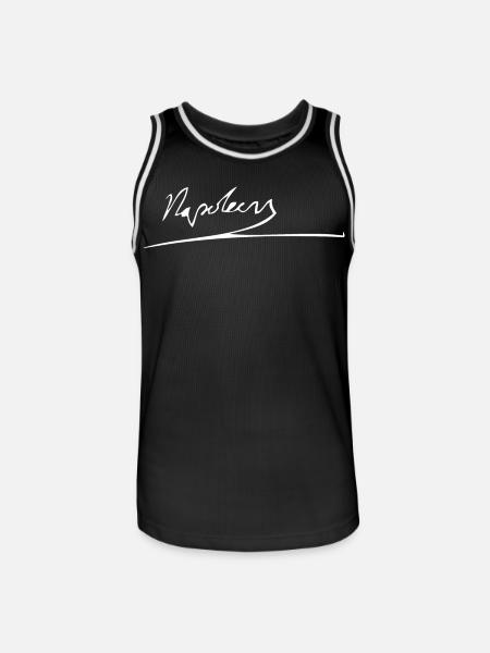 Signature Napoleon white - Maillot de basket Homme - noir/blanc