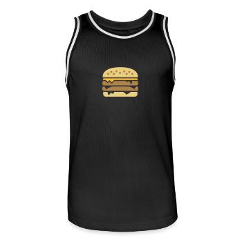 Burger - Maillot de basket Homme - noir/blanc - Devant - AI Model Male 185 dark (185cm)