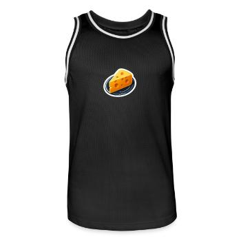 Alles Käse - Männer Basketball-Trikot - Schwarz/Weiß - Vorne - AI Model Male 185 dark (185cm)