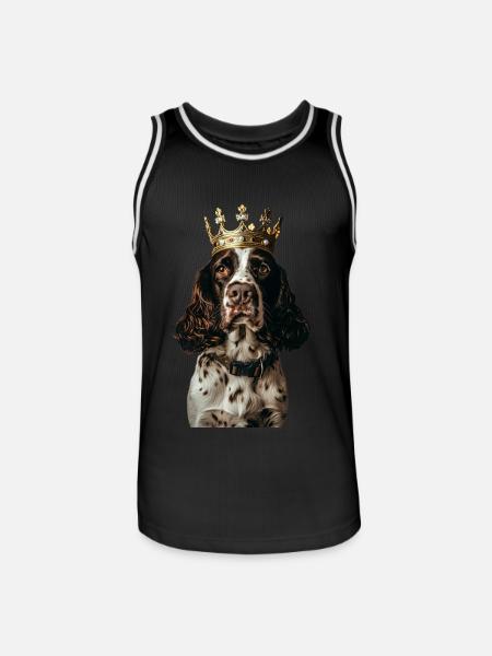English Springer Spaniel - Men's Basketball Jersey - black/white