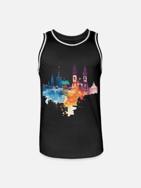 Elk - Men's Basketball Jersey - black/white