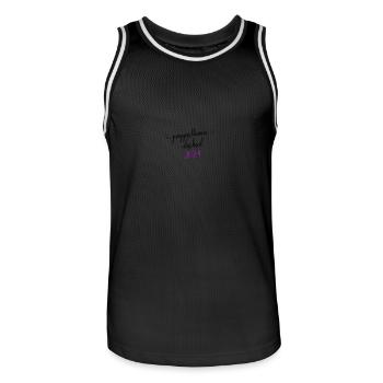 Hen Party 2024 Hen - Men's Basketball Jersey - black/white - Front - AI Model Male 185 dark (185cm)