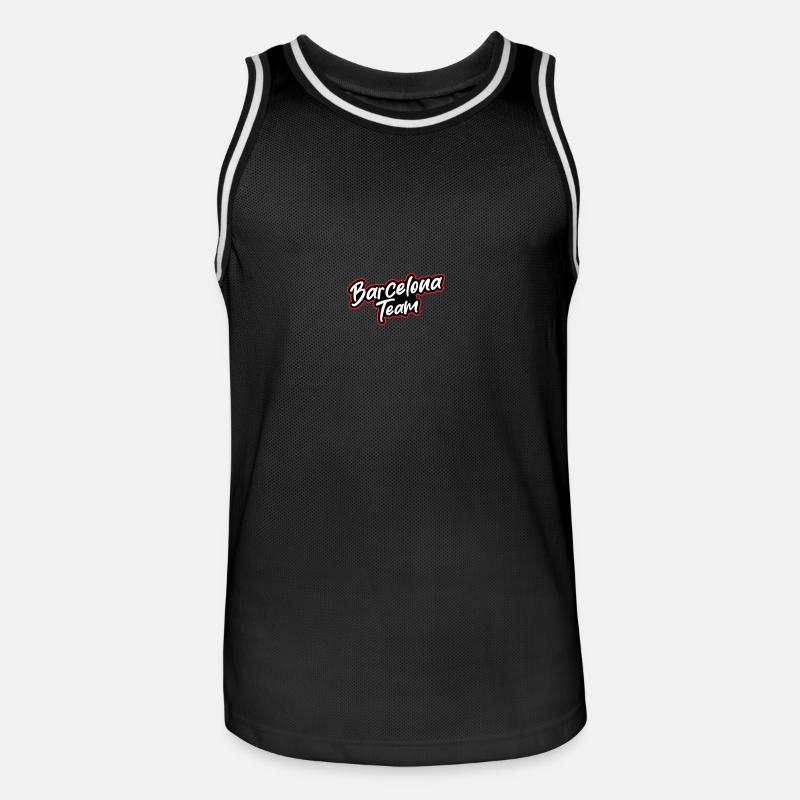 L’équipe de Barcelone - Maillot de basket Homme - noir/blanc