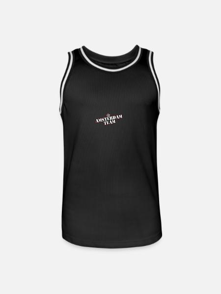 Amsterdam Team - Men's Basketball Jersey - black/white
