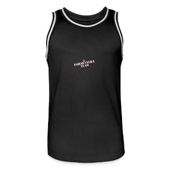 L’équipe Formentera - Maillot de basket Homme - noir/blanc - Devant - AI Model Male 185 dark (185cm)