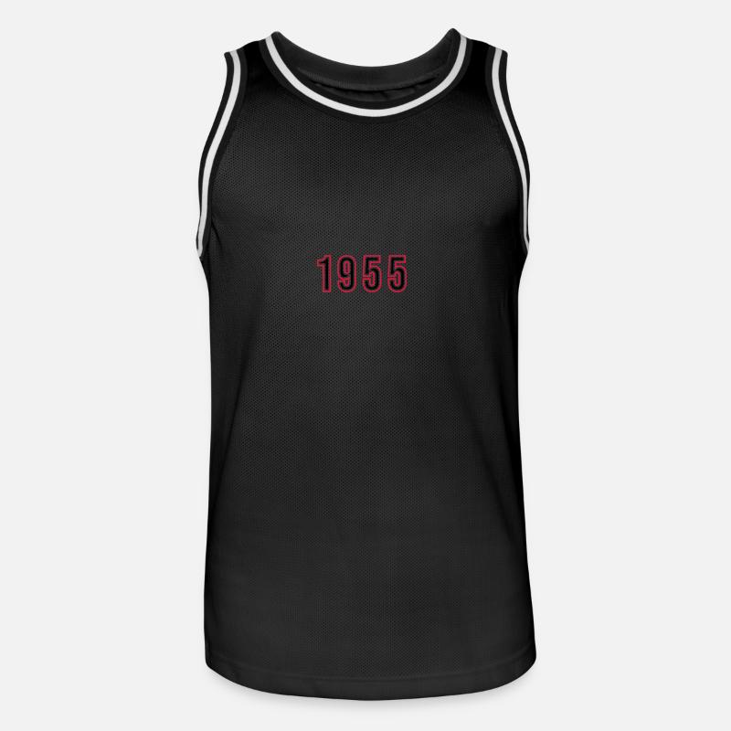 1955 Numéro de l’année - Maillot de basket Homme - noir/blanc