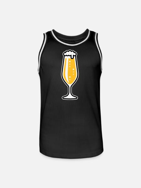 XLustig Fun - Men's Basketball Jersey - black/white