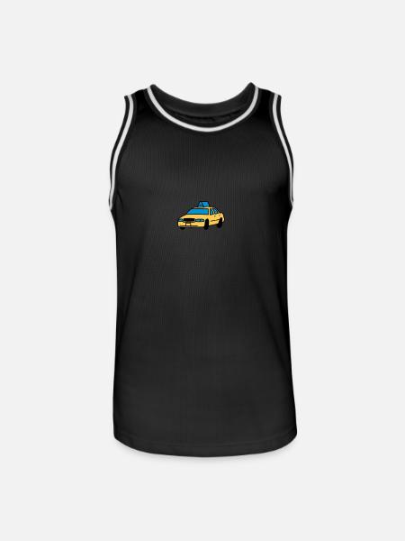 Taxi - Männer Basketball-Trikot - Schwarz/Weiß