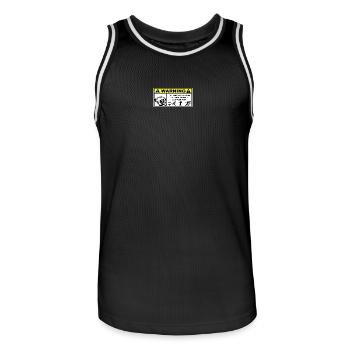 Avertissement Turbo Race - Maillot de basket Homme - noir/blanc - Devant - AI Model Male 185 dark (185cm)