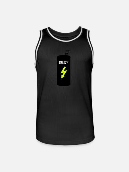 Energy Drink - Männer Basketball-Trikot - Schwarz/Weiß