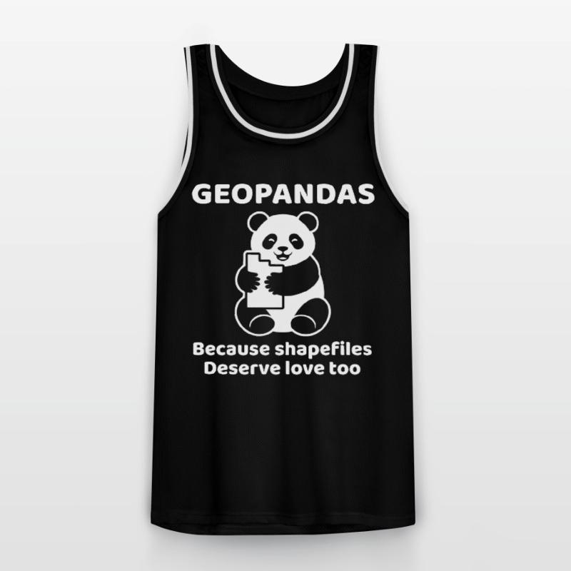 GeoPandas Shapefiles GIS Python Daten Liebe Männer Basketball-Trikot