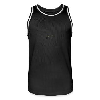 Joyeux Noël - Maillot de basket Homme - noir/blanc - Devant - AI Model Male 185 dark (185cm)