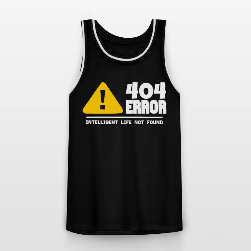 Computer and programmer geek. 404 Errors Men's Basketball Jersey