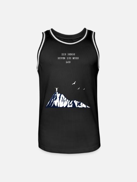 Wandern Minimalistisch - Männer Basketball-Trikot - Schwarz/Weiß