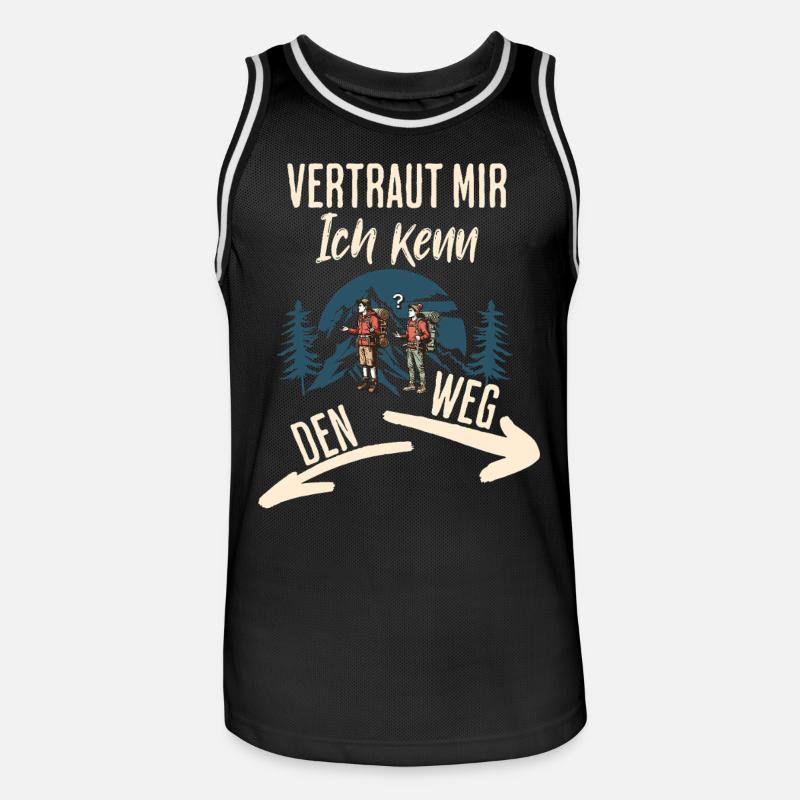 Wandern - Männer Basketball-Trikot - Schwarz/Weiß
