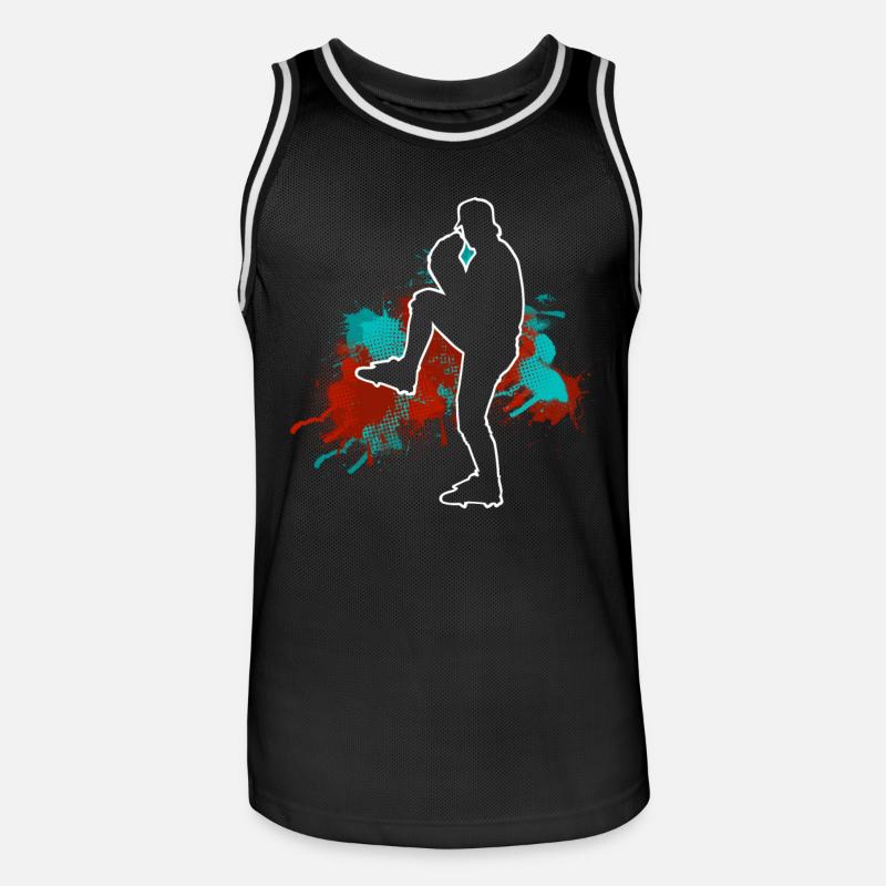 Base-ball - Maillot de basket Homme - noir/blanc