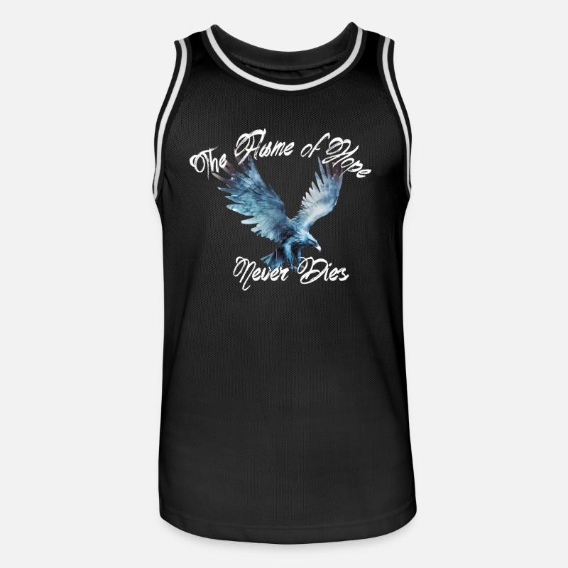 Phönix Feuervogel - Männer Basketball-Trikot - Schwarz/Weiß